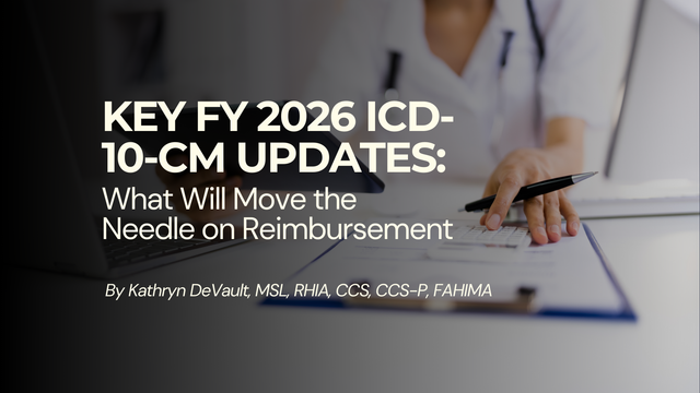 Key FY 2026 ICD-10-CM Updates
